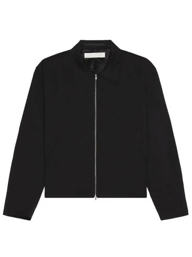 Worsted Wool Zip-Up Jacket Black - OUR LEGACY - BALAAN 2