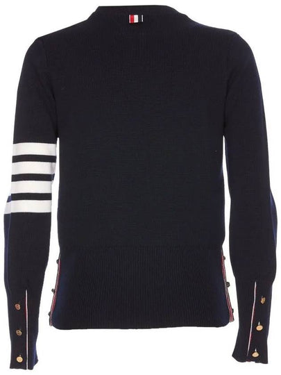 4 bar stripe Milanese stitch wool knit - THOM BROWNE - BALAAN 2