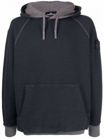 Shadow Project Wappen Patch Hood Black - STONE ISLAND - BALAAN.