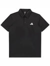 Tennis FAB Polo Shirt Black - ADIDAS - BALAAN 3