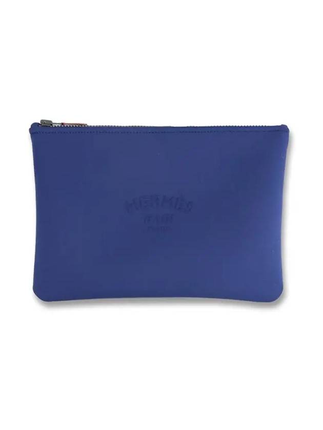 Neobain Medium Clutch Bag Marine - HERMES - BALAAN 2