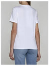 Fox Head Patch Regular Short Sleeve T-Shirt White - MAISON KITSUNE - BALAAN 4