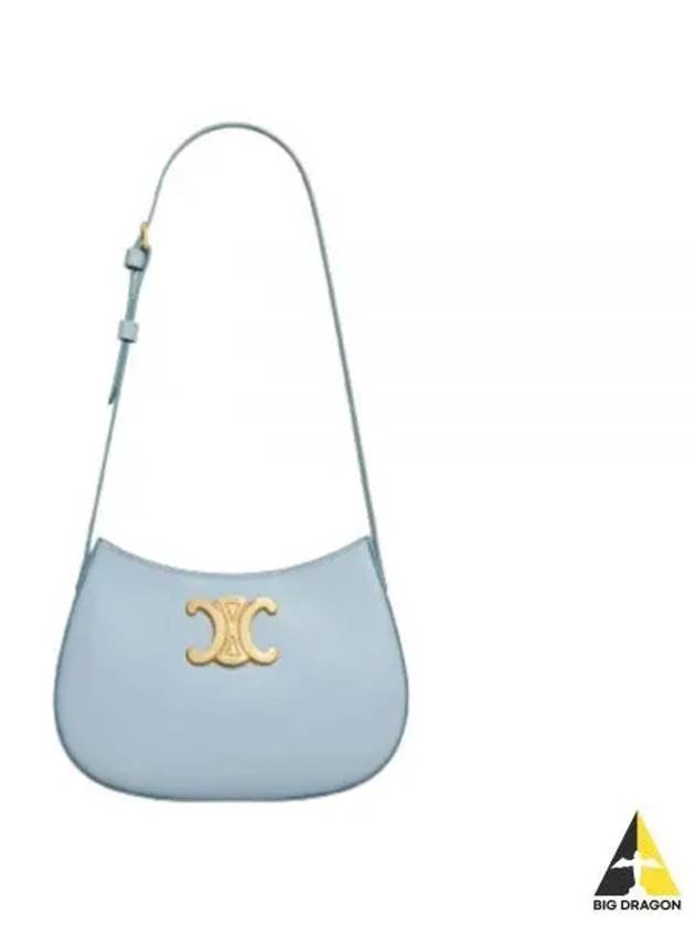 Calfskin Medium Tilly Shoulder Bag Light Blue - CELINE - BALAAN 2