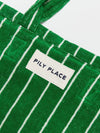 Terry Tote Bag Green Pin - PILY PLACE - BALAAN 6