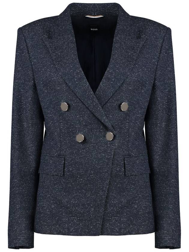 Boss Double-Breasted Wool Blazer - HUGO BOSS - BALAAN 1