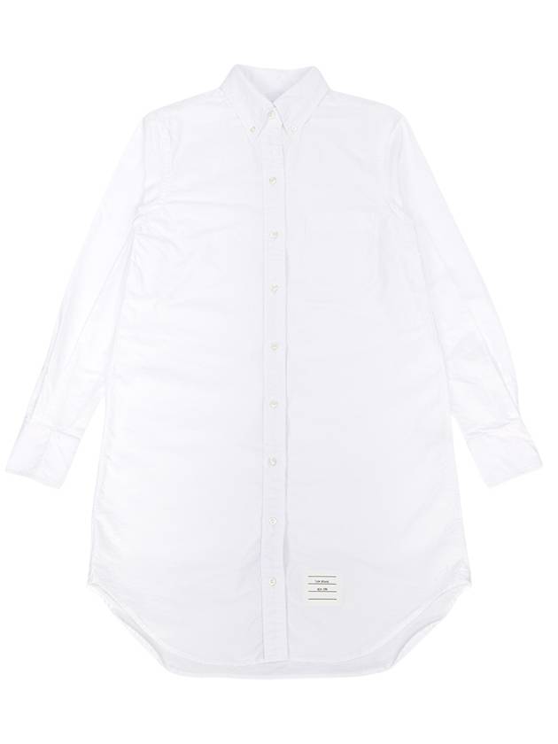 RWB Cotton Shirt Dress White - THOM BROWNE - BALAAN 2