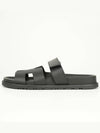 Chypre Calfskin Sandals Black - HERMES - BALAAN 4