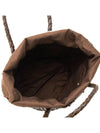 Jacky Intrecciato Leather Tote Bag Dark Brown - DRAGON DIFFUSION - BALAAN 7