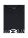 Logo Print Short Sleeve T-Shirt Black - BALENCIAGA - BALAAN 4