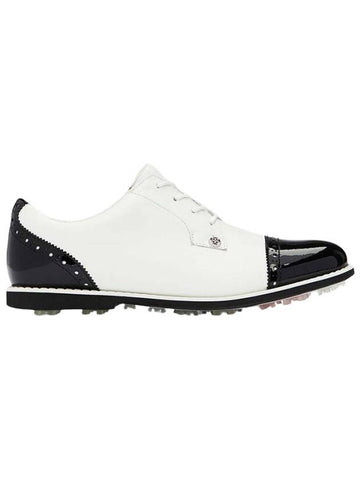 Cap Toe Galliventer Golf Shoes White Black G4LC20EF04 - G/FORE - BALAAN 1