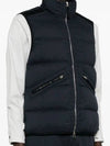 Seamless Tunnel Nylon Down Vest Navy - STONE ISLAND - BALAAN 4