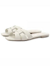 Tribute Sandals White - SAINT LAURENT - BALAAN 2