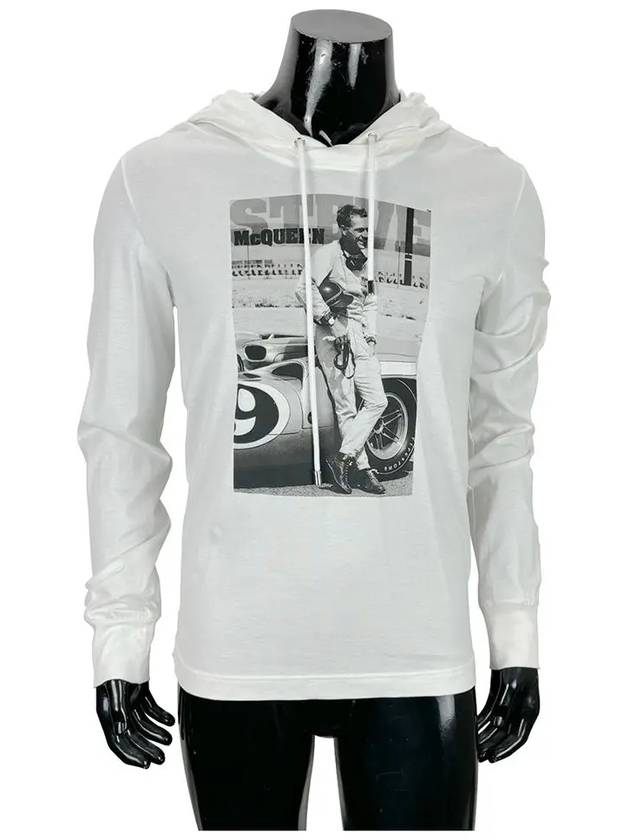 Steve Mcqueen Racing Hoodie White - DOLCE&GABBANA - BALAAN 2