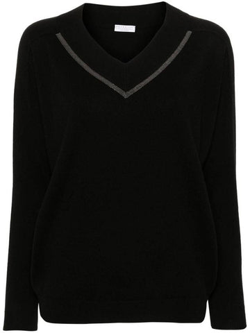 Brunello Cucinelli Sweaters Black - BRUNELLO CUCINELLI - BALAAN 1