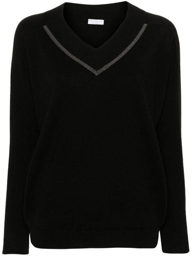 Brunello Cucinelli Sweaters Black - BRUNELLO CUCINELLI - BALAAN 1