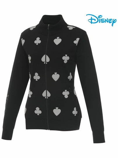 Women s Shape Pattern Shibori Knit Zip up Cardigan DN3LKG009 - DISNEY GOLF - BALAAN 2