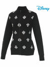 Women s Shape Pattern Shibori Knit Zip up Cardigan DN3LKG009 - DISNEY GOLF - BALAAN 1