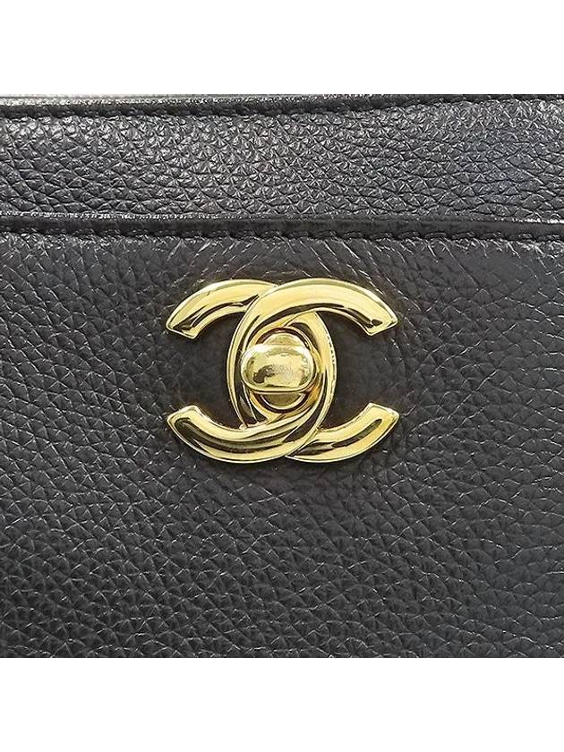 A15206 Calfskin gold COCO logo surf bag large tote and shoulder - CHANEL - BALAAN 5