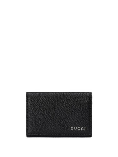 Logo Bifold Long Card Wallet Black - GUCCI - BALAAN 1