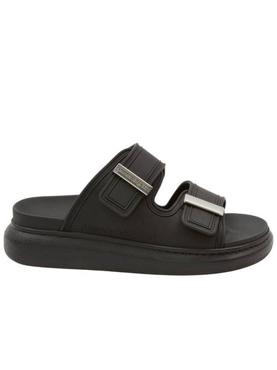 Hybrid Rubber Slippers Black - ALEXANDER MCQUEEN - BALAAN 2