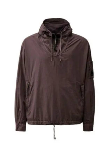 Taylon-L Half Zipped Hoodie Purple - CP COMPANY - BALAAN 1