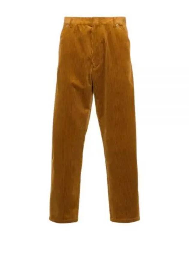 Pinwale Corduroy Carrot Fit Straight Pants Barley - PRADA - BALAAN 2