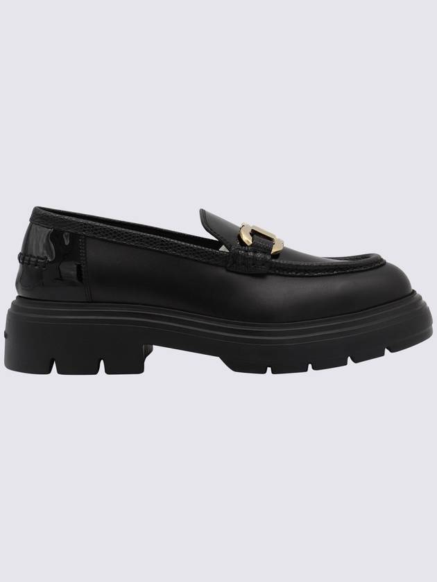 Salvatore Ferragamo Black Leather Loafers - SALVATORE FERRAGAMO - BALAAN 1