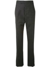 Super 120S Twill Classic Backstrap Trouser Pants Dark Grey - THOM BROWNE - BALAAN 2