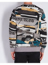 Waffen Patch Collage Effect Sweatshirt Sweatshirt Blue Multi - STONE ISLAND - BALAAN 4