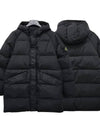 Kids Wappen Patch Down Long Padding Black - STONE ISLAND - BALAAN 2