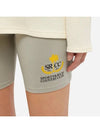 Women's Logo Printing Shorts Gray - SPORTY & RICH - BALAAN 10