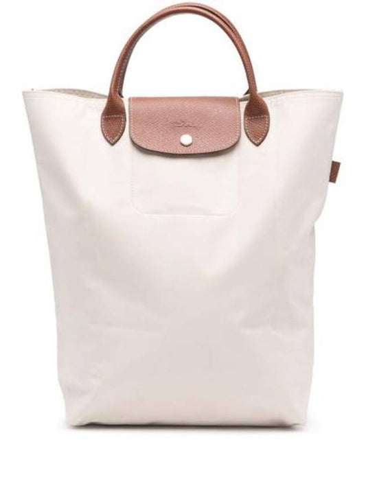 Le Pliage Original Medium Tote Bag Ivory - LONGCHAMP - BALAAN 1