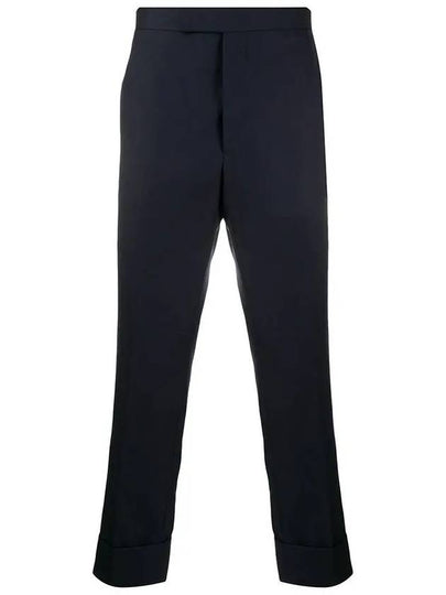 Super 120S Twill Classic Backstrap Trouser Pants Navy - THOM BROWNE - BALAAN 2