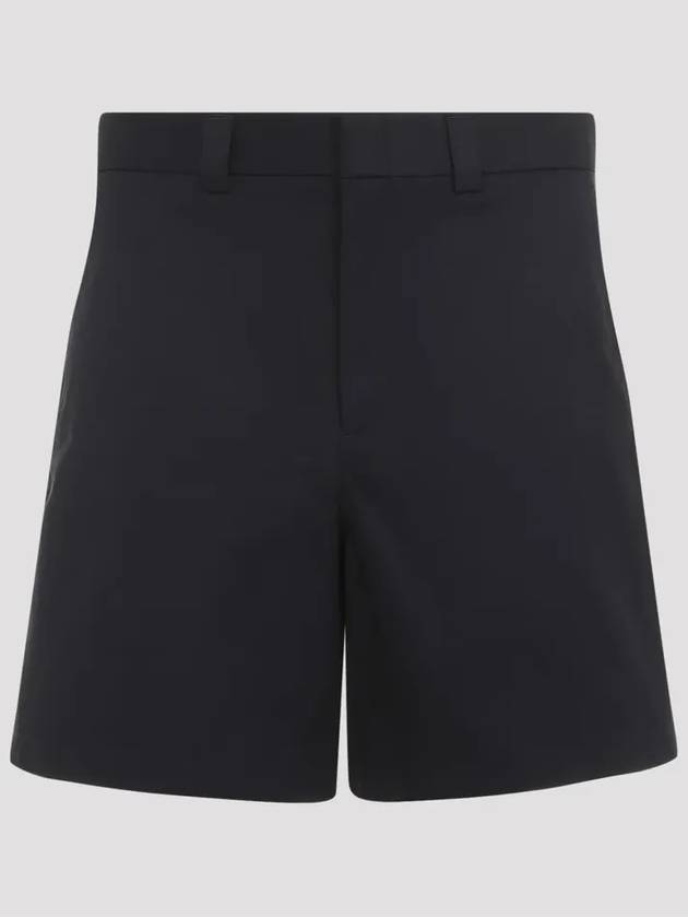 Double Cotton Shorts Dark Blue - GUCCI - BALAAN 2