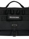 Army Logo Print Nylon Messenger Bag Black - BALENCIAGA - BALAAN 5