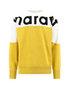 Howley Logo Crew Neck Sweatshirt Yellow - ISABEL MARANT - BALAAN 2