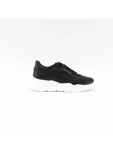 RunnerTM leather low top men s sneakers EU size black USC0350PLE075N02 - PHILIPP PLEIN - BALAAN 1