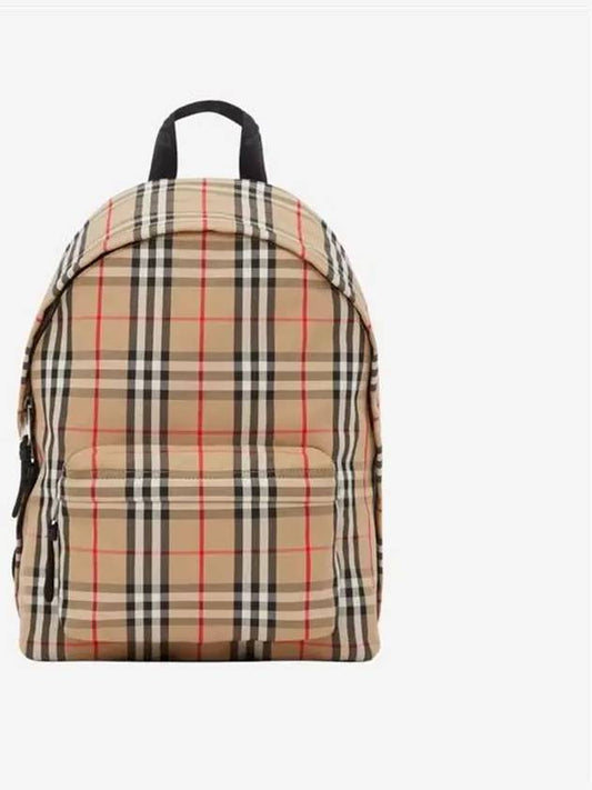 Vintage Check Motif Nylon Backpack Beige - BURBERRY - BALAAN 2