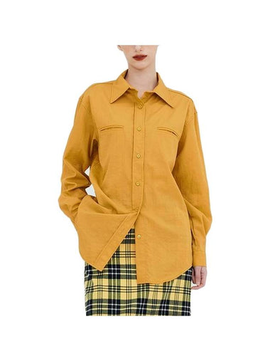 Double Leaf Color Shirt Yellow - KOOKEESEE - BALAAN 1