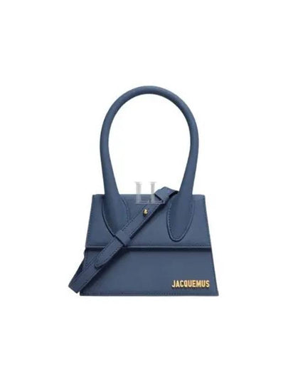 Le Chiquito Moyen Signature Shoulder Bag Dark Navy - JACQUEMUS - BALAAN 2