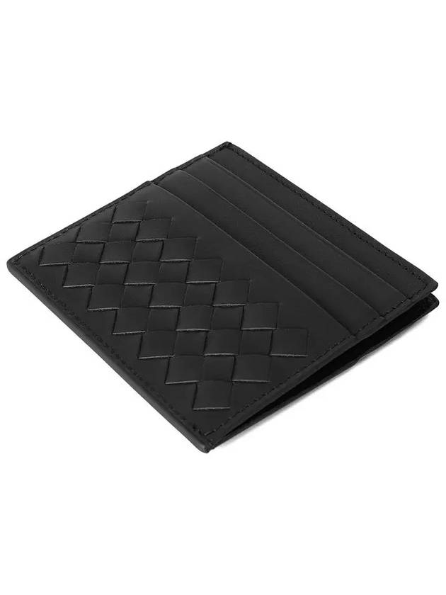 Intrecciato Card Wallet Black - BOTTEGA VENETA - BALAAN 6