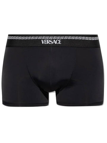 Greca Logo Banding Briefs Black - VERSACE - BALAAN 1