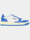 Men's Medalist Low Leather Sneakers Blue - AUTRY - BALAAN 4