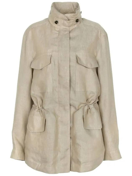 Grain Beige Iconic Traveler Zip-up Jacket FAM9695 D0CP - LORO PIANA - BALAAN 2