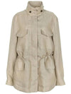 Grain Iconic Traveler Zip-up Jacket Beige - LORO PIANA - BALAAN 4