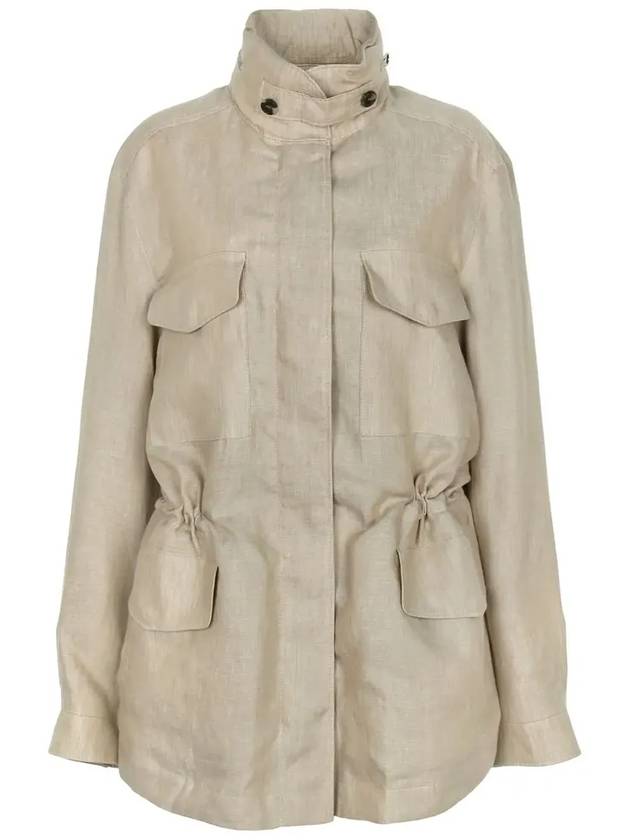 Grain Iconic Traveler Zip-up Jacket Beige - LORO PIANA - BALAAN 4