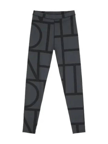 monogram leggings black - TOTEME - BALAAN 1