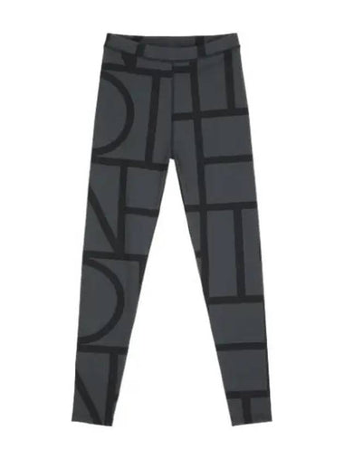 monogram leggings black - TOTEME - BALAAN 1