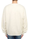 Mahony Cotton Sweatshirt Ivory - ISABEL MARANT - BALAAN 4