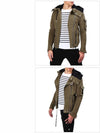 Biker Hooded Jacket Khaki - BALMAIN - BALAAN 6